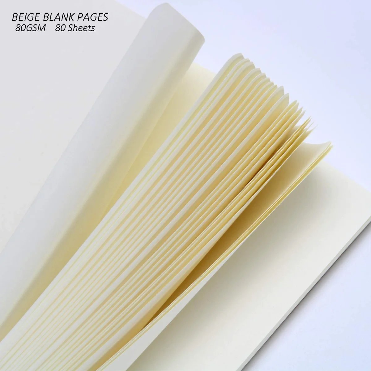 VEESUN Cuaderno A5 Blanco Espiral Pack de 4 Libretas Bonitas 80 Hojas
