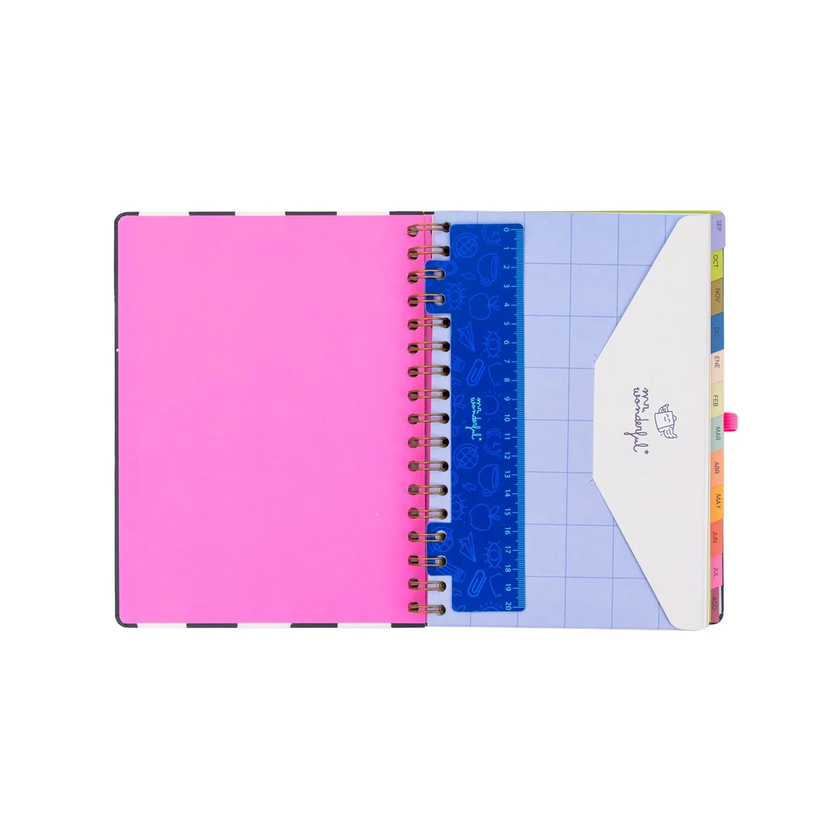 Mr. Wonderful - Agenda escolar 2026-2027 Semanal con Pegatinas – Planificador Semanal Completo Septiembre 2026 a Agosto 2027 con Extras – Yo empiezo y ya veremos