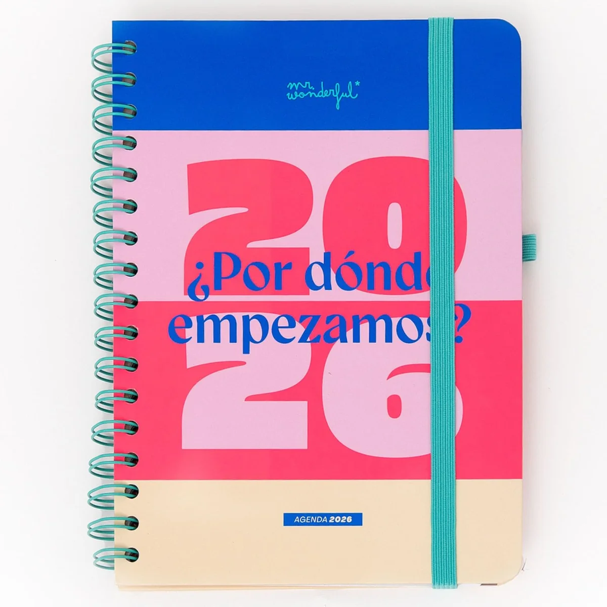 Mr. Wonderful - Agenda Anual Office 2026 Vista Semanal + Bolígrafo Bobo Borrable - ¿Por dónde empezamos?