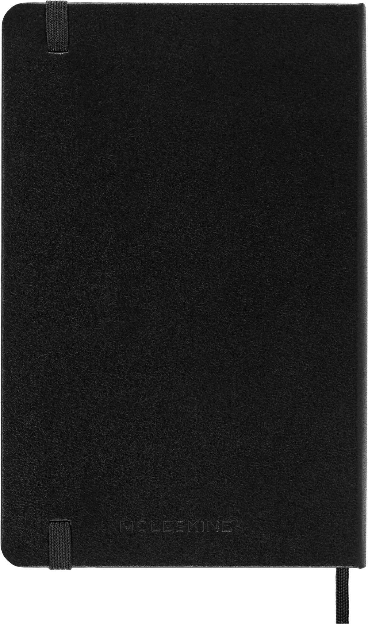 Moleskine Classic Notebook, Cuaderno con Páginas Blancas, Tapa Dura y Cierre Elástico, Tamaño Medium 11,5 x 18 cm, Color Negro, 208 páginas