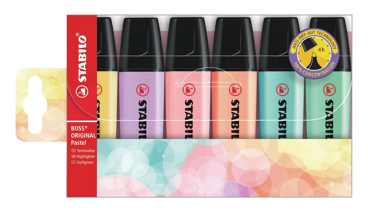 STABILO - marcador - BOSS ORIGINAL Pastel