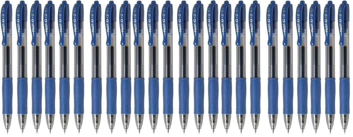 Pilot - G-2 - Bolígrafo Tinta De Gel - Azul - Punto Medio - (Caja 12 unidades)