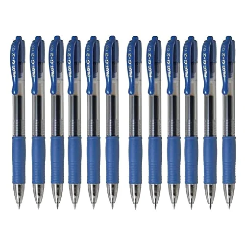 Pilot - G-2 - Bolígrafo Tinta De Gel - Azul - Punto Medio - (Caja 12 unidades)