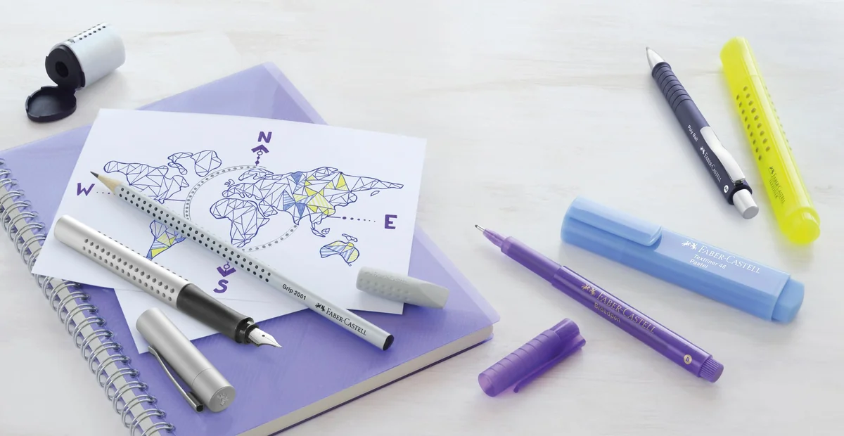 FABER-CASTELL - Juego de lápices Grip 2001 HB, 12 unidades