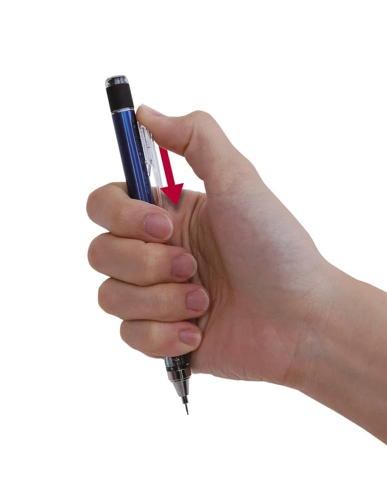 Tombow Mono Graph - Portaminas goma de borrar integrada, multicolor