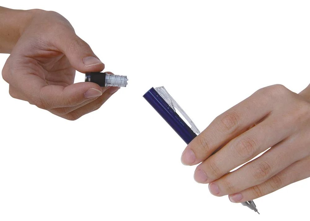 Tombow Mono Graph - Portaminas goma de borrar integrada, multicolor