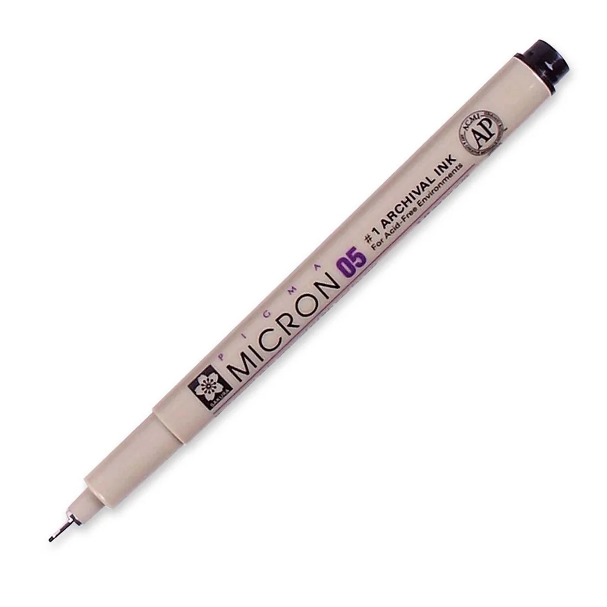 SAKURA Pigma Micron Bolígrafos Punta Calibrada Set de 6, Tinta negra permanente resistente al agua, Variedad de tamaños | Bolígrafos para escribir, dibujar y llevar un diario