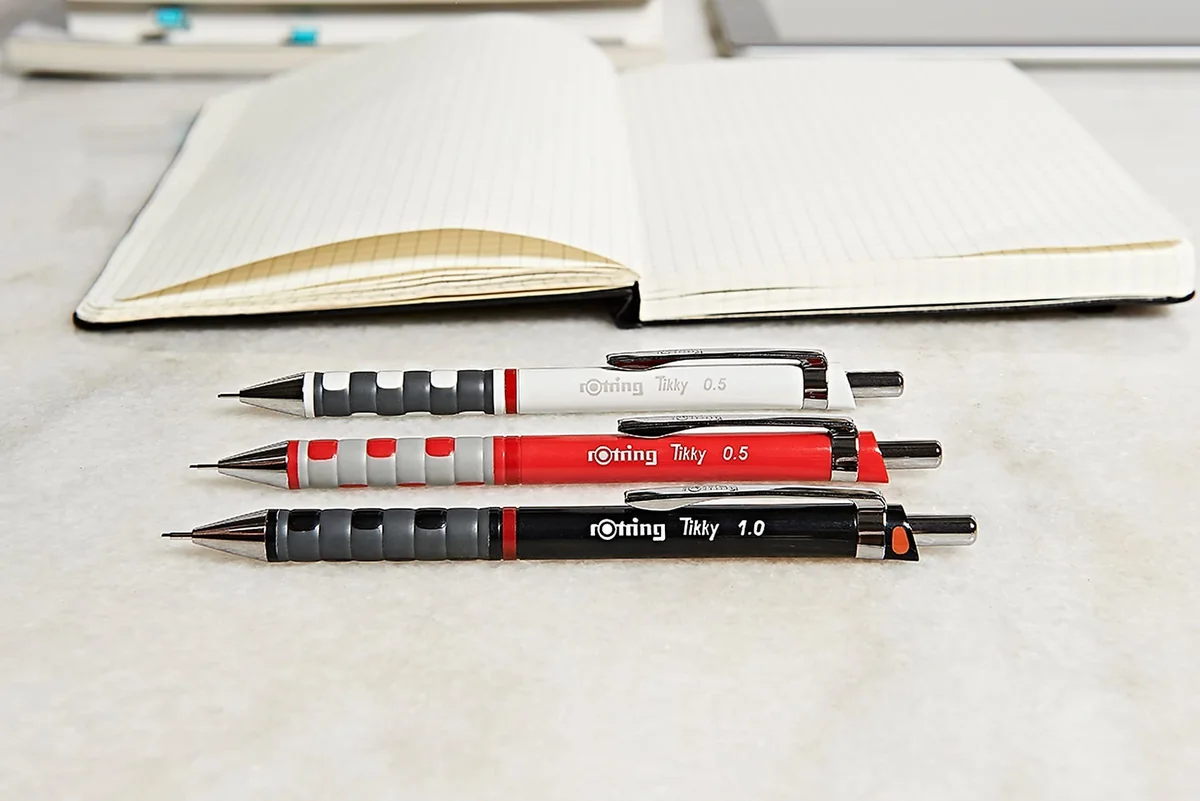 Rotring Tikky portaminas HB 0,50 mm, cuerpo negro
