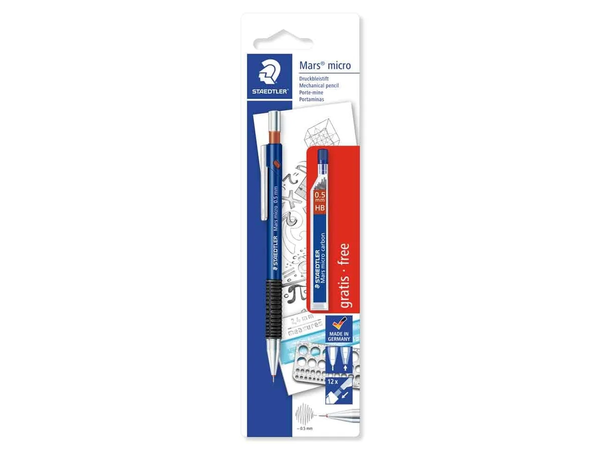 STAEDTLER Mars micro 775 Portaminas – 0,5 mm, con goma