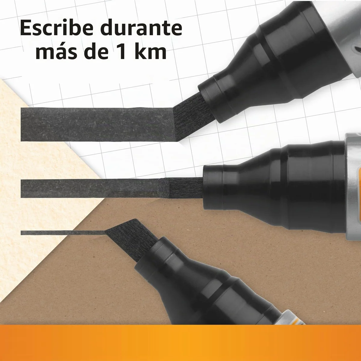 BIC Marking 2300 ECOlutions - Caja de 12 unidades, marcadores permanentes punta media biselada, color negro