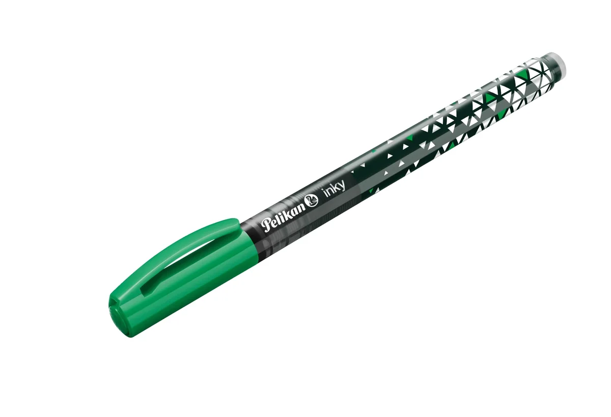 Pelikan Inky - Bolígrafo de tinta líquida, verde