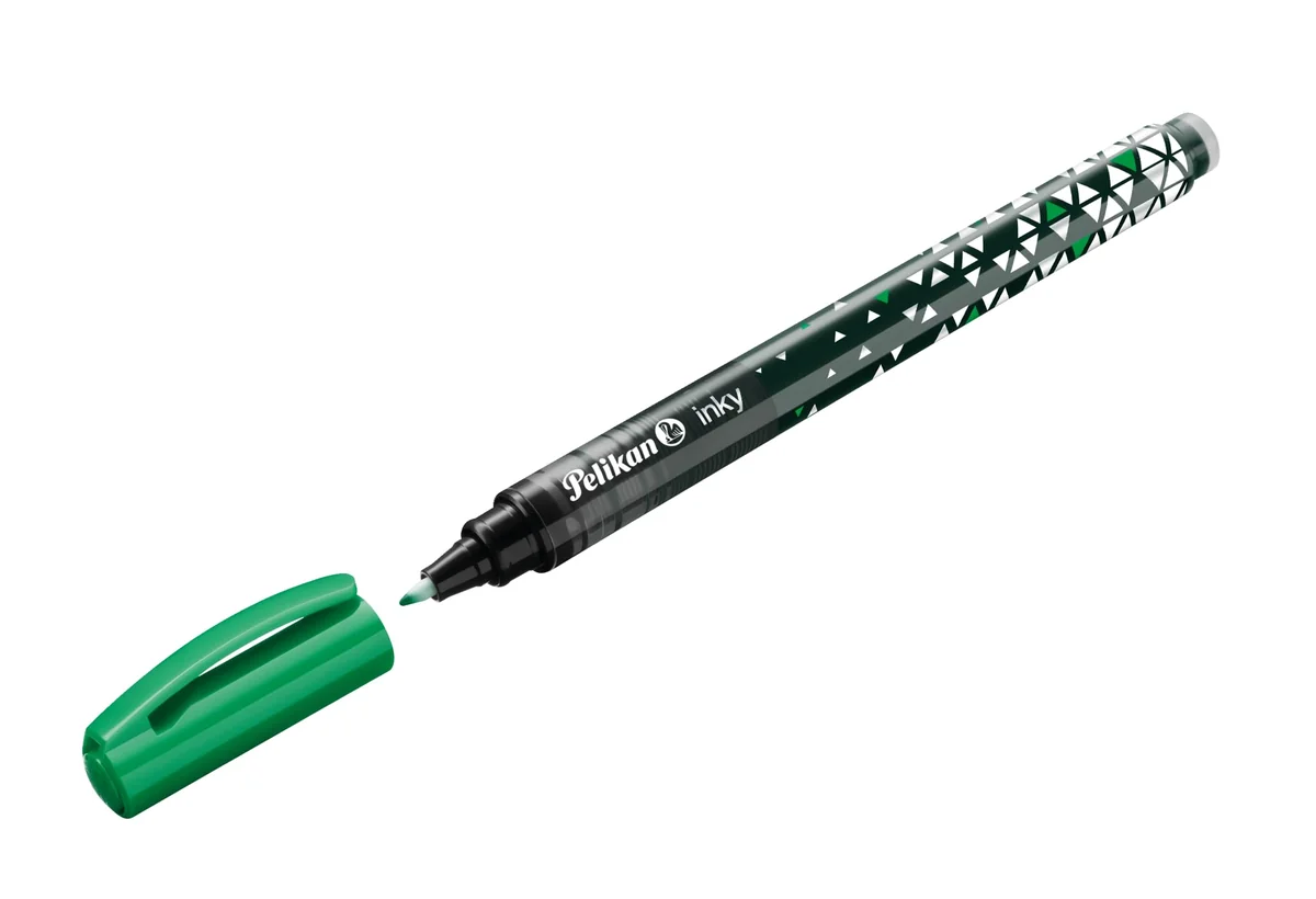 Pelikan Inky - Bolígrafo de tinta líquida, verde