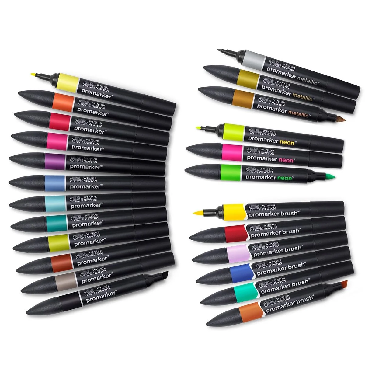Winsor & Newton - Set de 24 Rotuladores Variados
