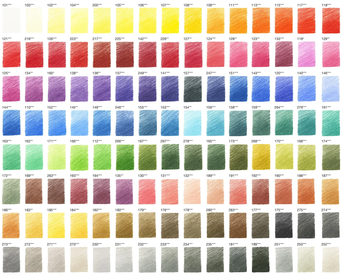 FABER-CASTELL - Polychromos, 120 colores, estuche metálico