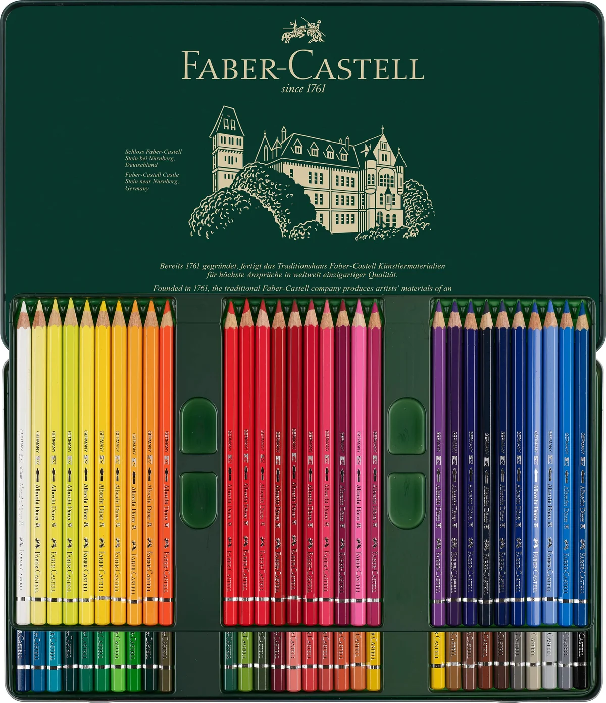 FABER-CASTELL - Set de lápices acuarelables Albrecht Dürer de 60 piezas