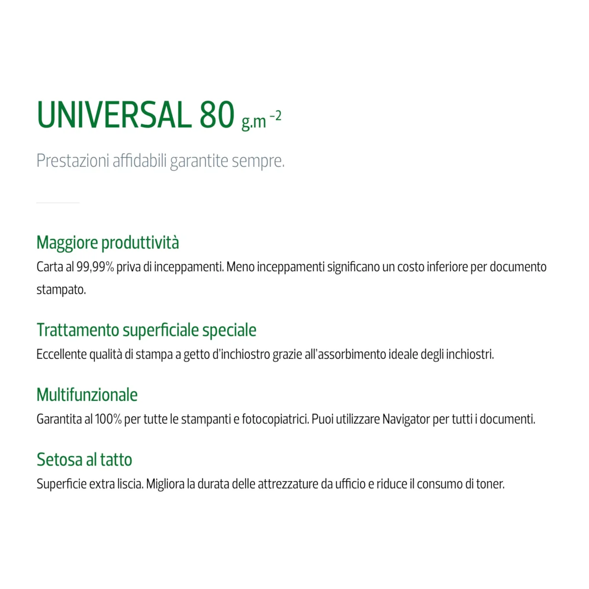 Navigator Universal - Papel multiusos para impresora 500 hojas A4 80gr