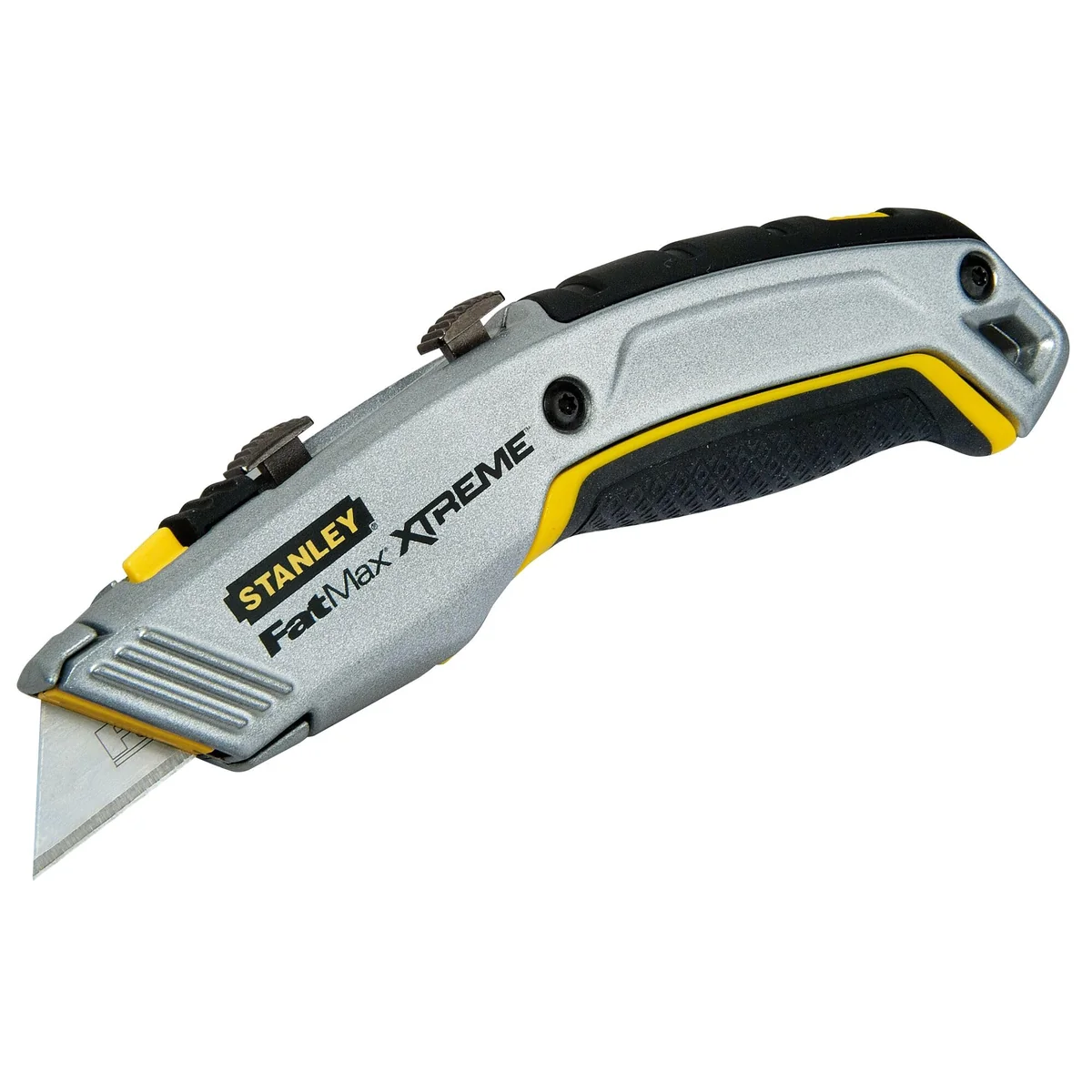 Stanley, Cuchillo de 18 mm con hoja corredera amarilla
