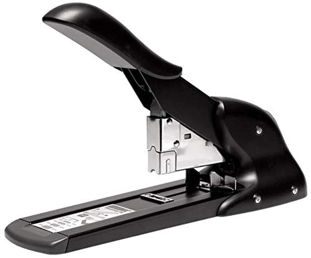 Rapid HD110 - Grapadora (plástico y metal, capacidad para 110 hojas), color plateado