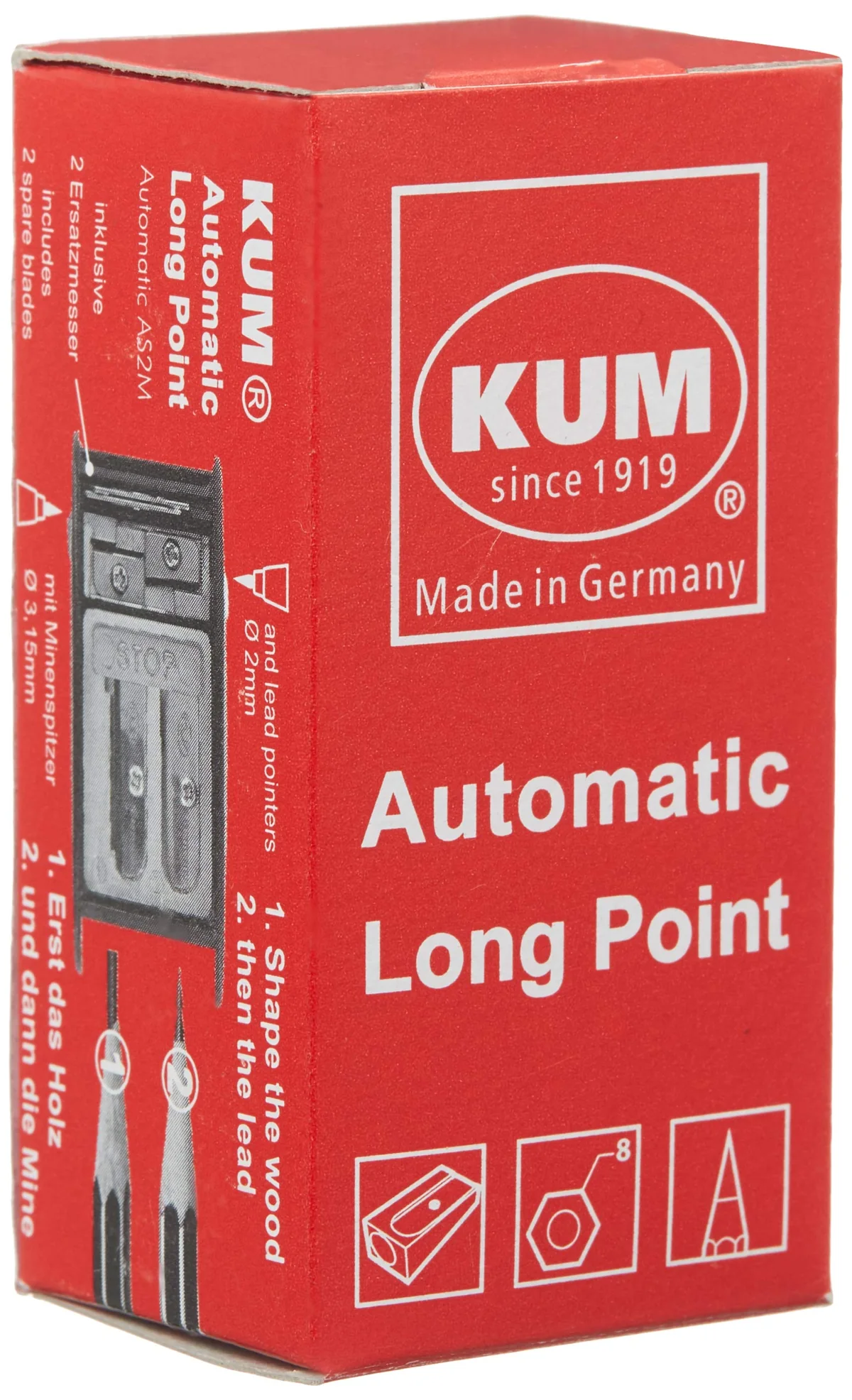 Kum Automatic Long Point WKDALPS 105.31.21 - Sacapuntas para puntas largas