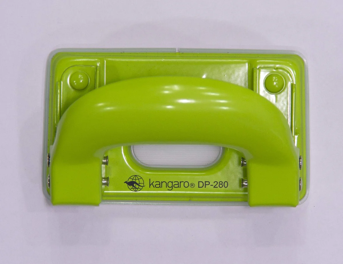Kangaro Perforador de papel 2 agujeros 11 hojas DP-280 perforador de perforación, hogar, oficina, escuela, escritorio