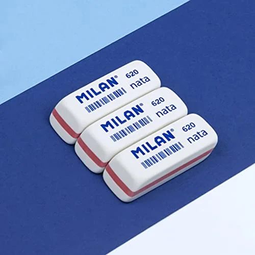 MILAN Caja 20 gomas Nata 620 biseladas pequeñas