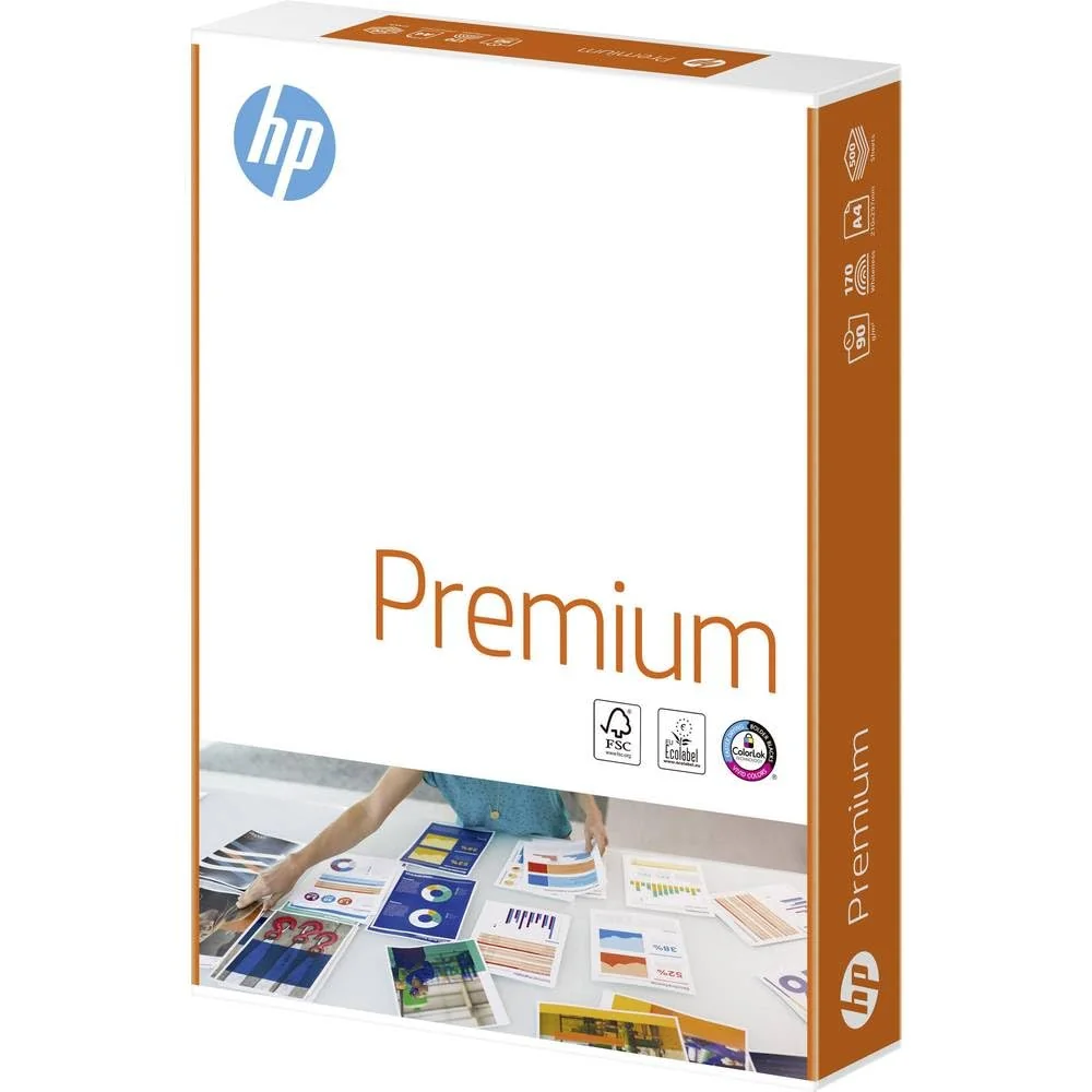 HP CHP852 Papel premium A4 90gr 500 Hojas universales FSC, Blanco