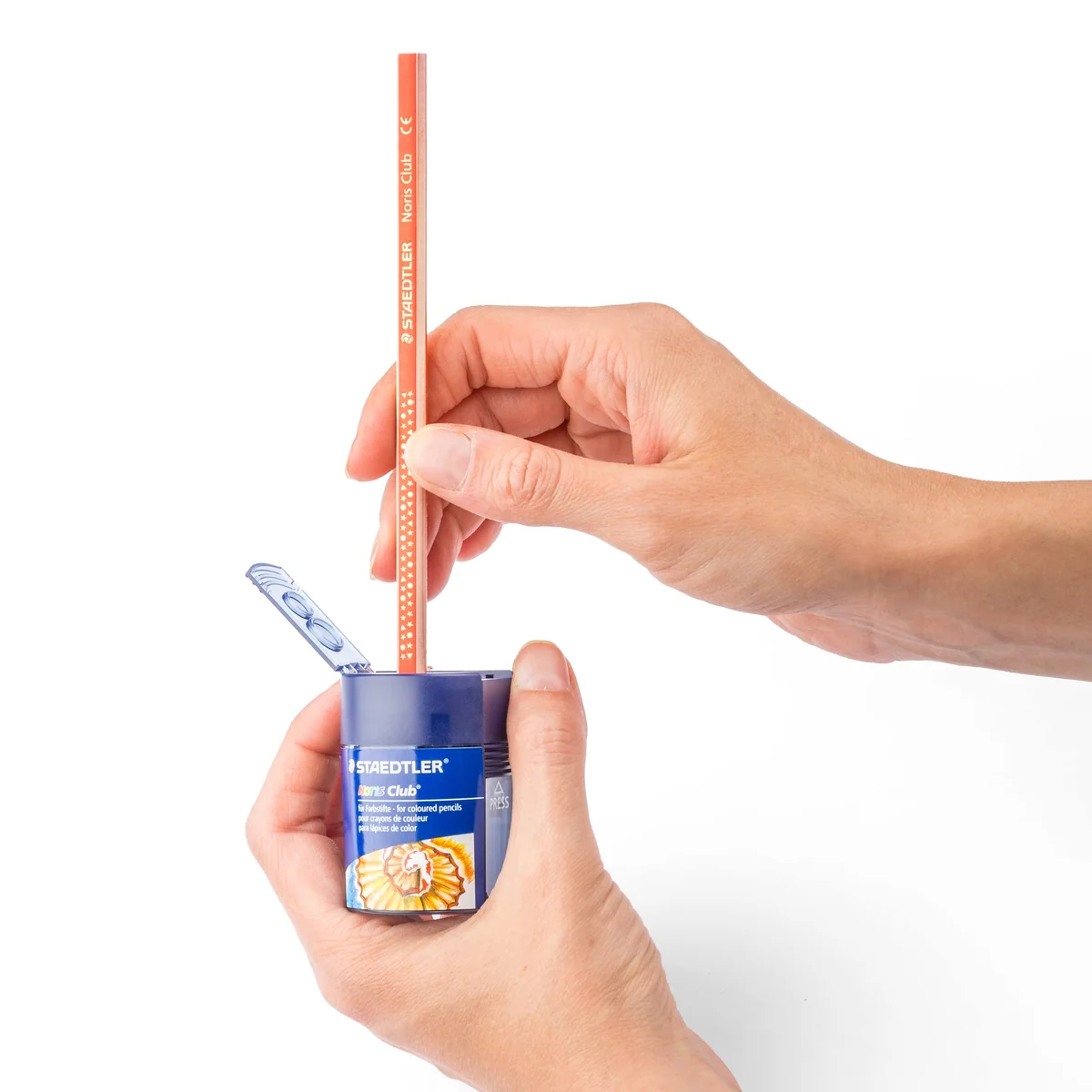STAEDTLER Noris Club 512 F Sacapuntas doble – depósito, hasta 10,2 mm
