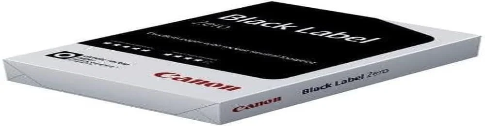 Canon Papel para impresora WOP211 Black Label Zero 80 A4 500 hojas para impresión de oficina FSC