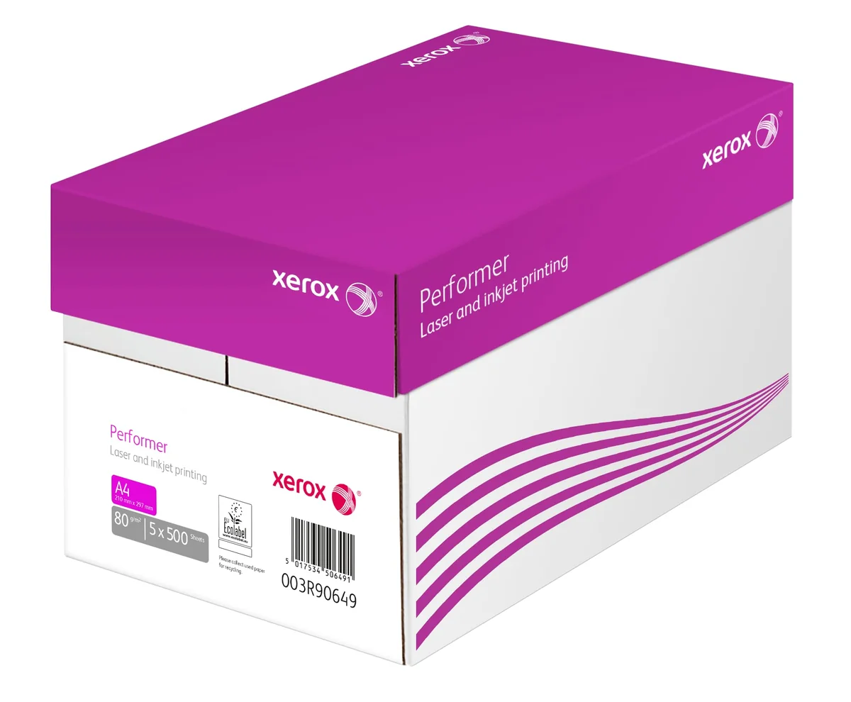 Xerox Performer - Papel multifunción Blanco 80 g/m² A4 - Caja de 5 x 500 hojas