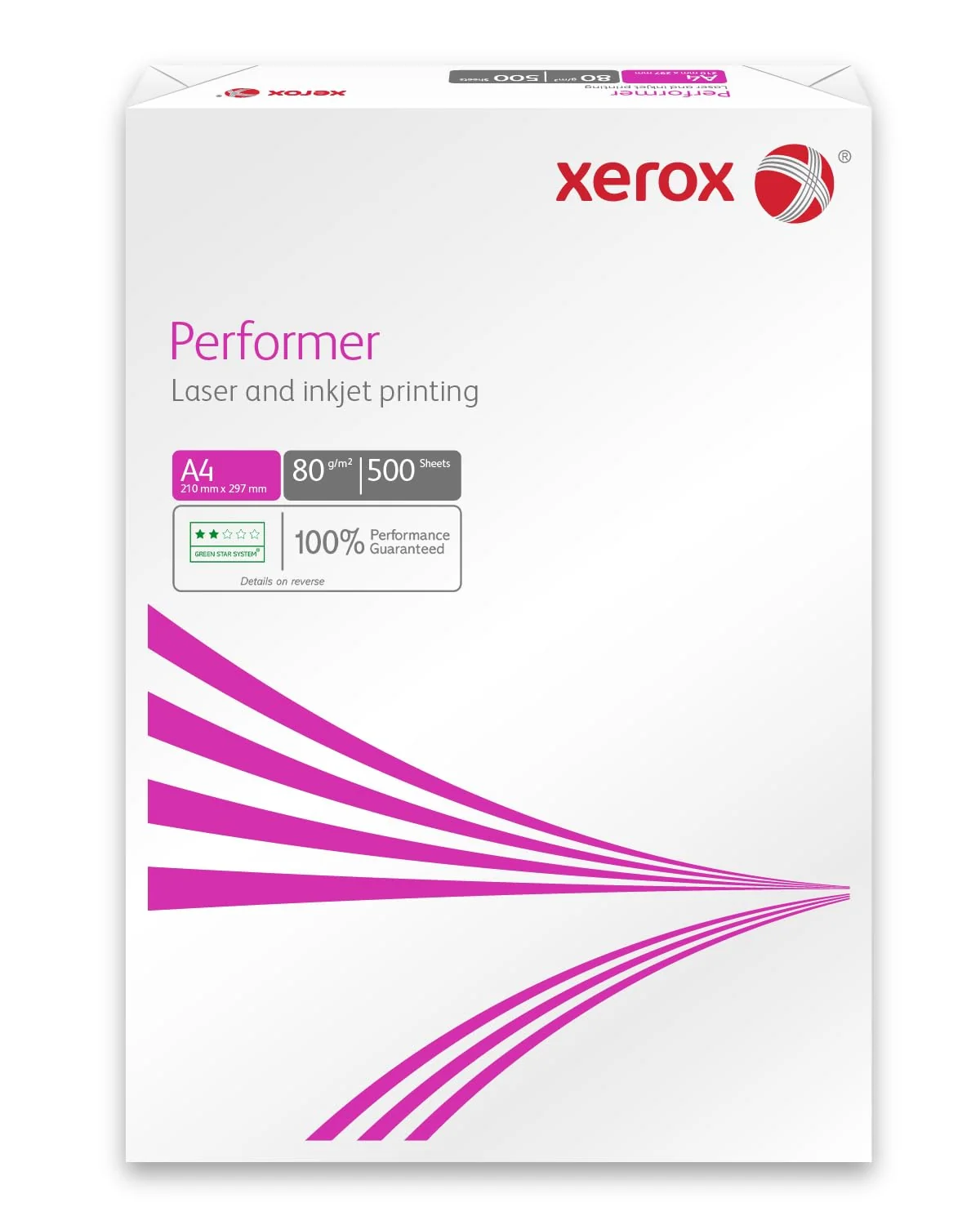 Xerox Performer - Papel multifunción Blanco 80 g/m² A4 - Caja de 5 x 500 hojas