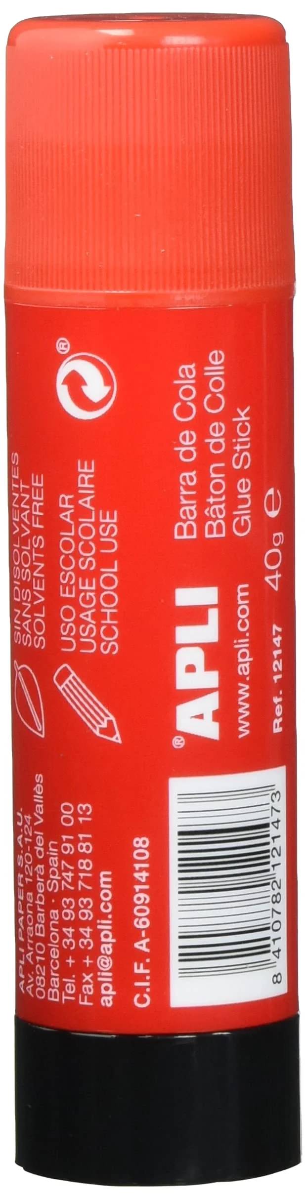 APLI 12147 - Barra de Pegamento Blanca 40 g