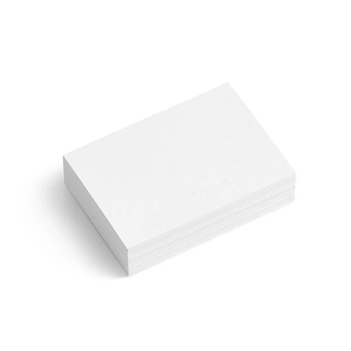 Miquelrius - Fichas de Cartulina Blancas Lisas 200 Uds, 95 x 65 mm