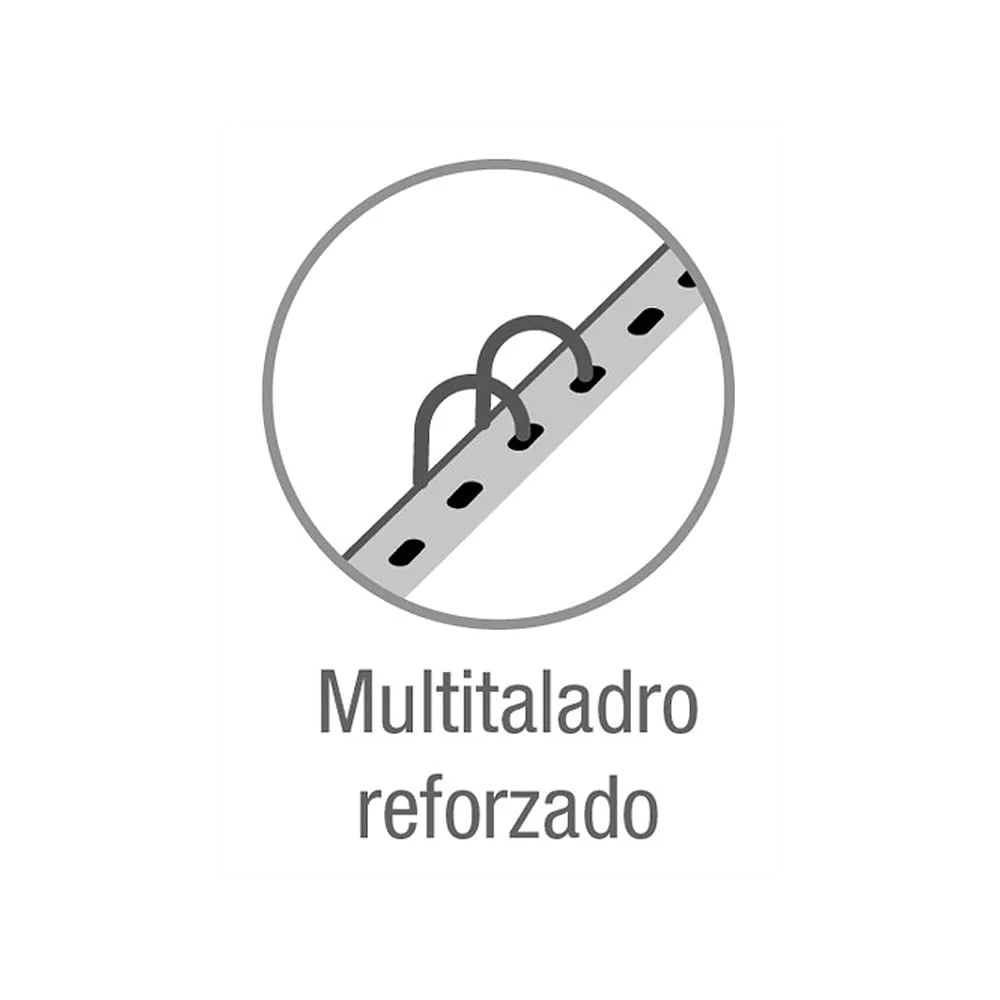 Elba, Fundas Plástico A4 Transparente, 100 Unidades, Multitaladro, Polipropileno Piel de Naranja 70μ