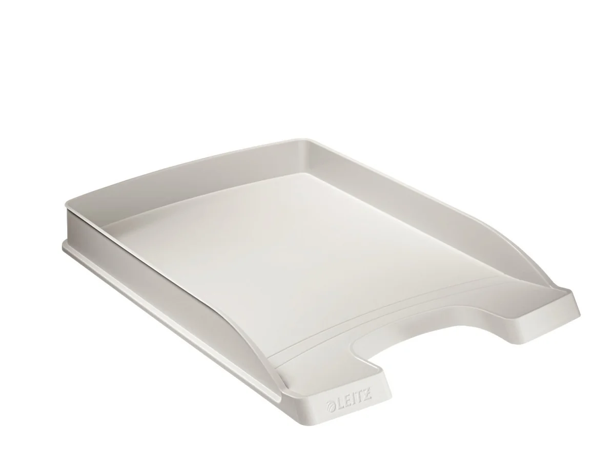 Leitz Bandeja Portadocumentos A4, Slim, Gris, Gama Plus, 52370085
