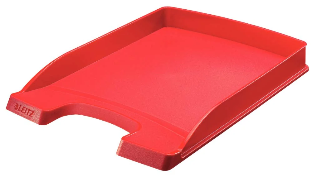 Leitz Bandeja Portadocumentos A4, Slim, Gris, Gama Plus, 52370085