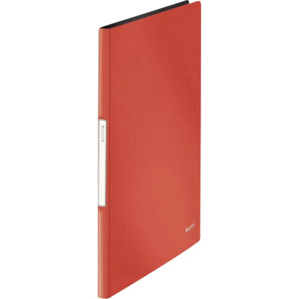 LEITZ 45641020 - Carpeta de fundas SOLID PP 20 fundas DIN A4 color rojo