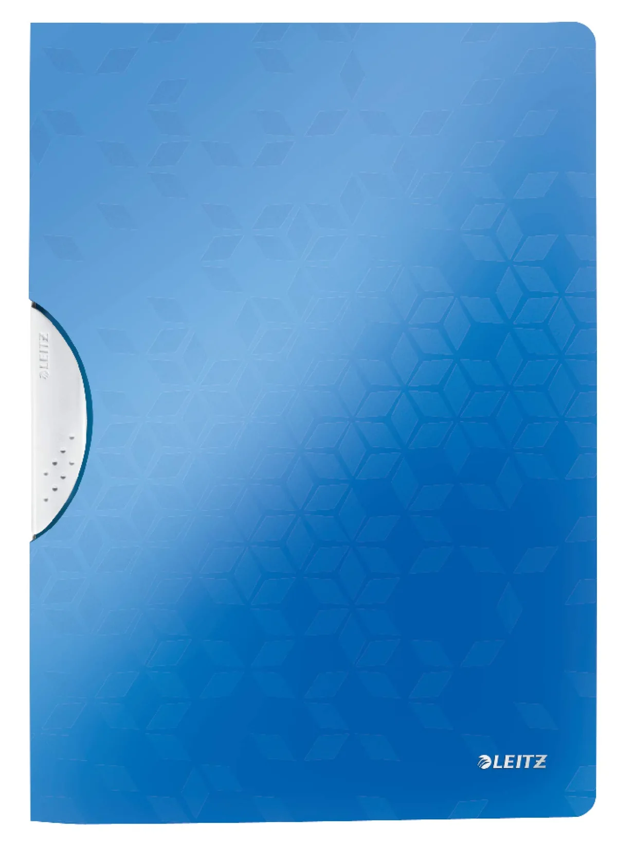 LEITZ 41850036 - Carpeta COLORCLIP WOW PP tapas de color y clip gris oscuro DIN A4 color azul metalizado