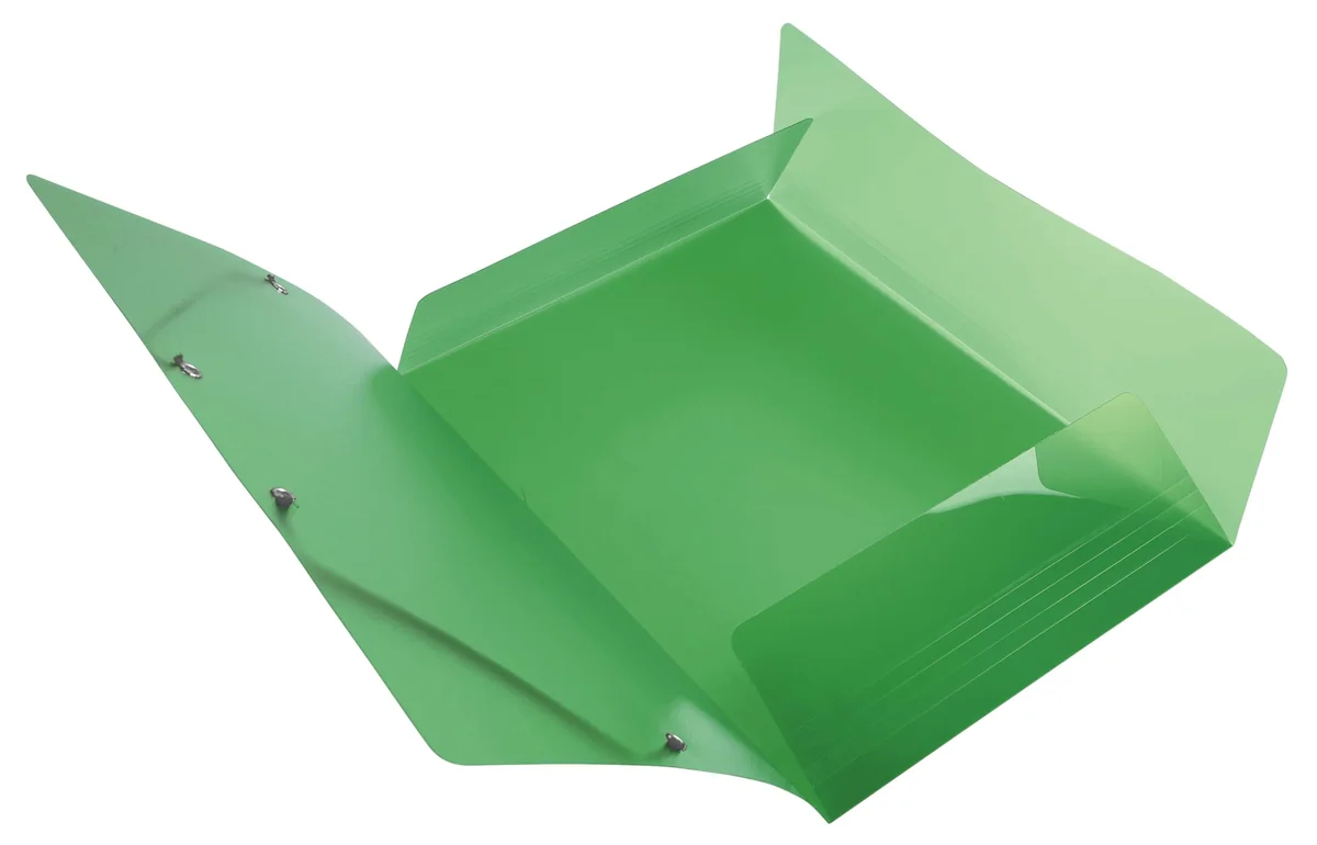 Exacompta Iderama PP - Pack de 10 carpetas con gomas y 3 solapas, 24 x 32 cm