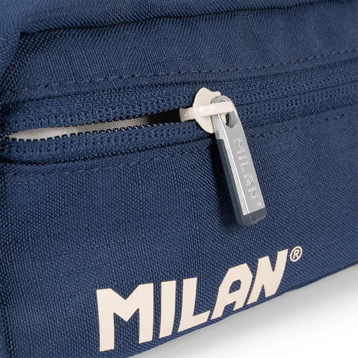 PORTATODO RECTANGULAR 2 CREMALLERAS SERIE 1918, AZUL MARINO MILAN