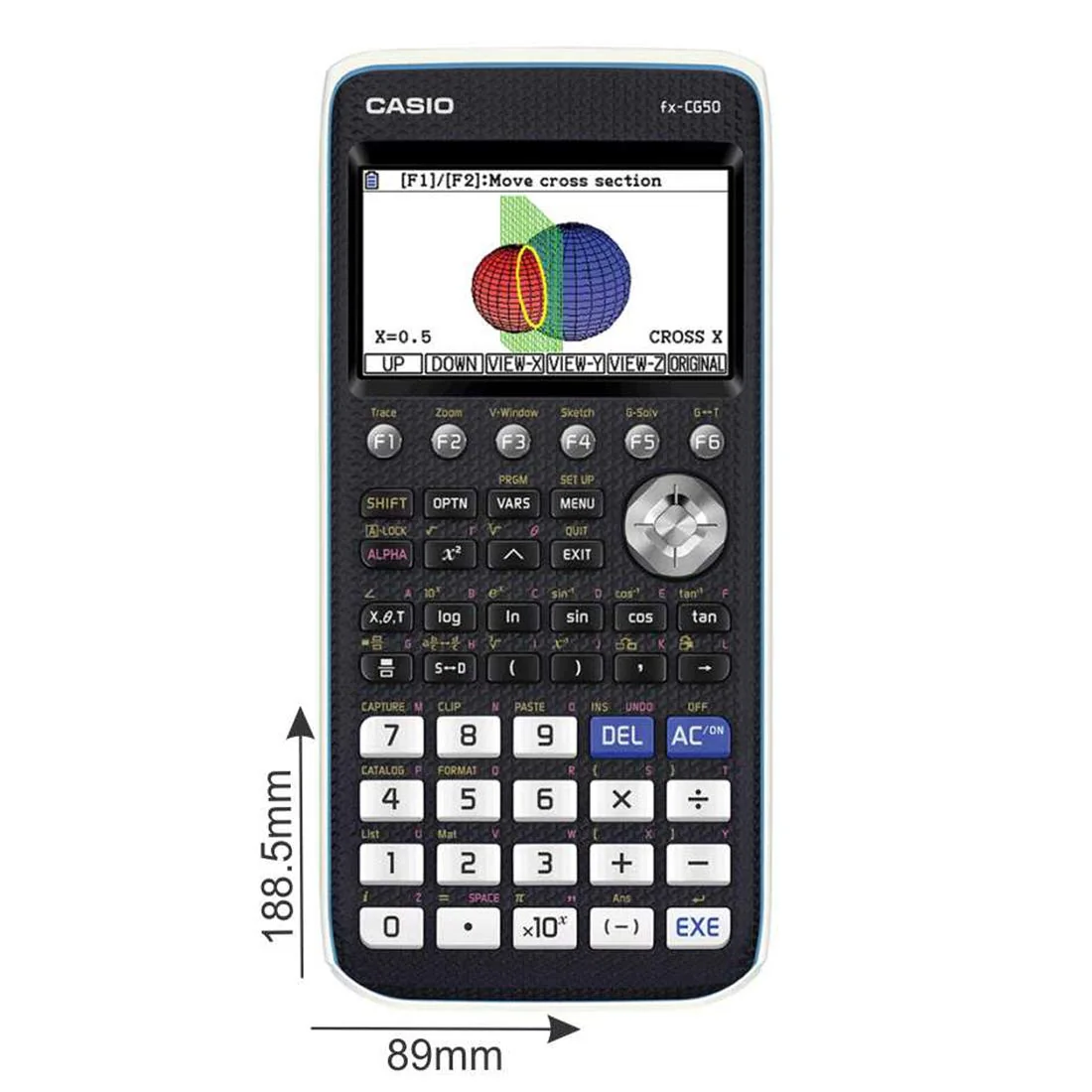 Casio FX-CG50 - Calculadora Gráfica, Pantalla a Color Alta Resolución, Color Negro (UE-Version)
