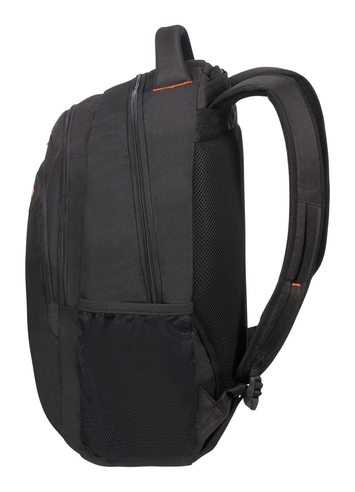 American Tourister AT Work - Mochila para portátil 17.3 pulgadas, 52 cm, 34 L, Negro/Naranja (Black/Orange)
