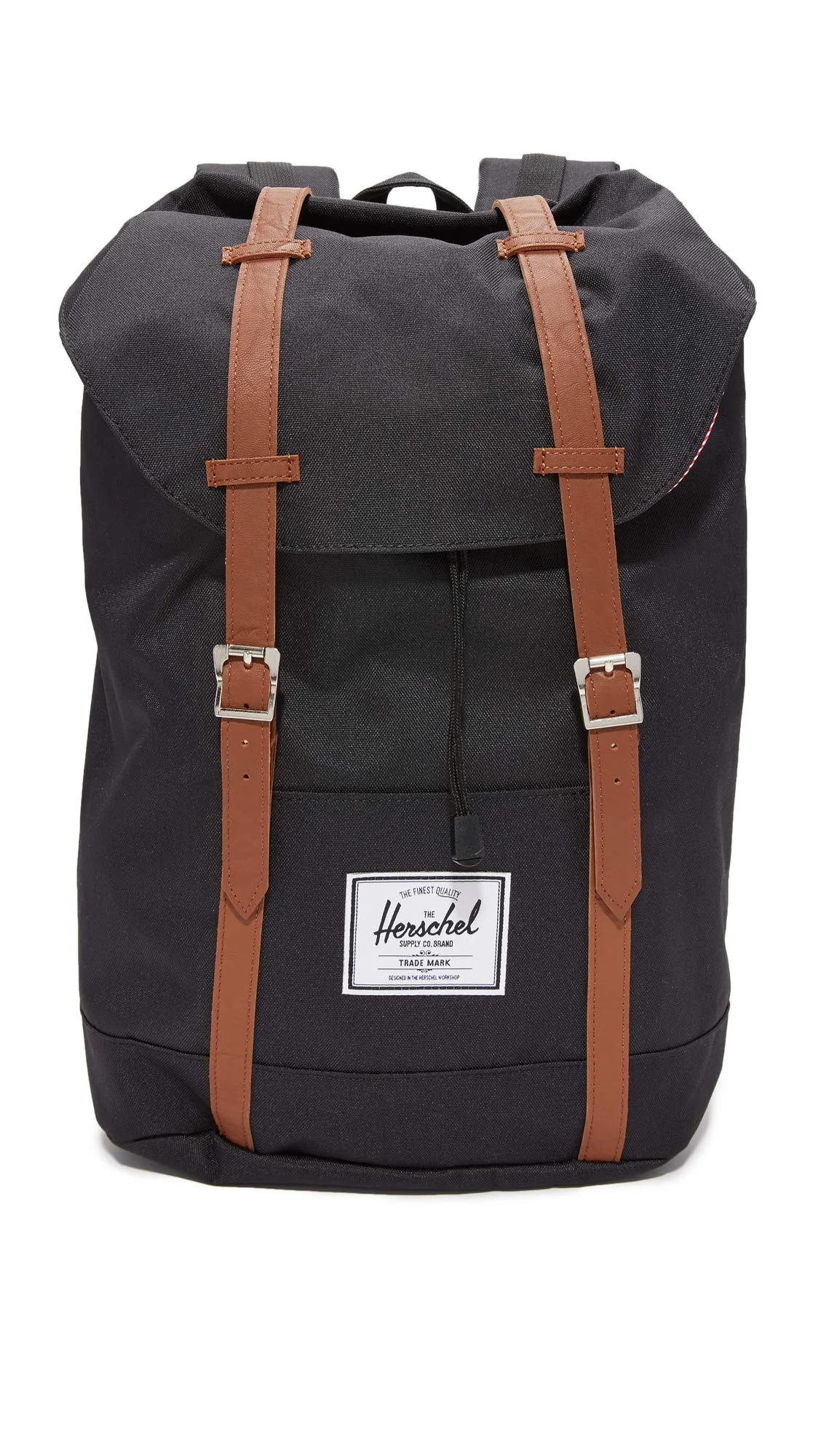 Herschel Retreat Classics Rucksack Unisex, Negro (Black)