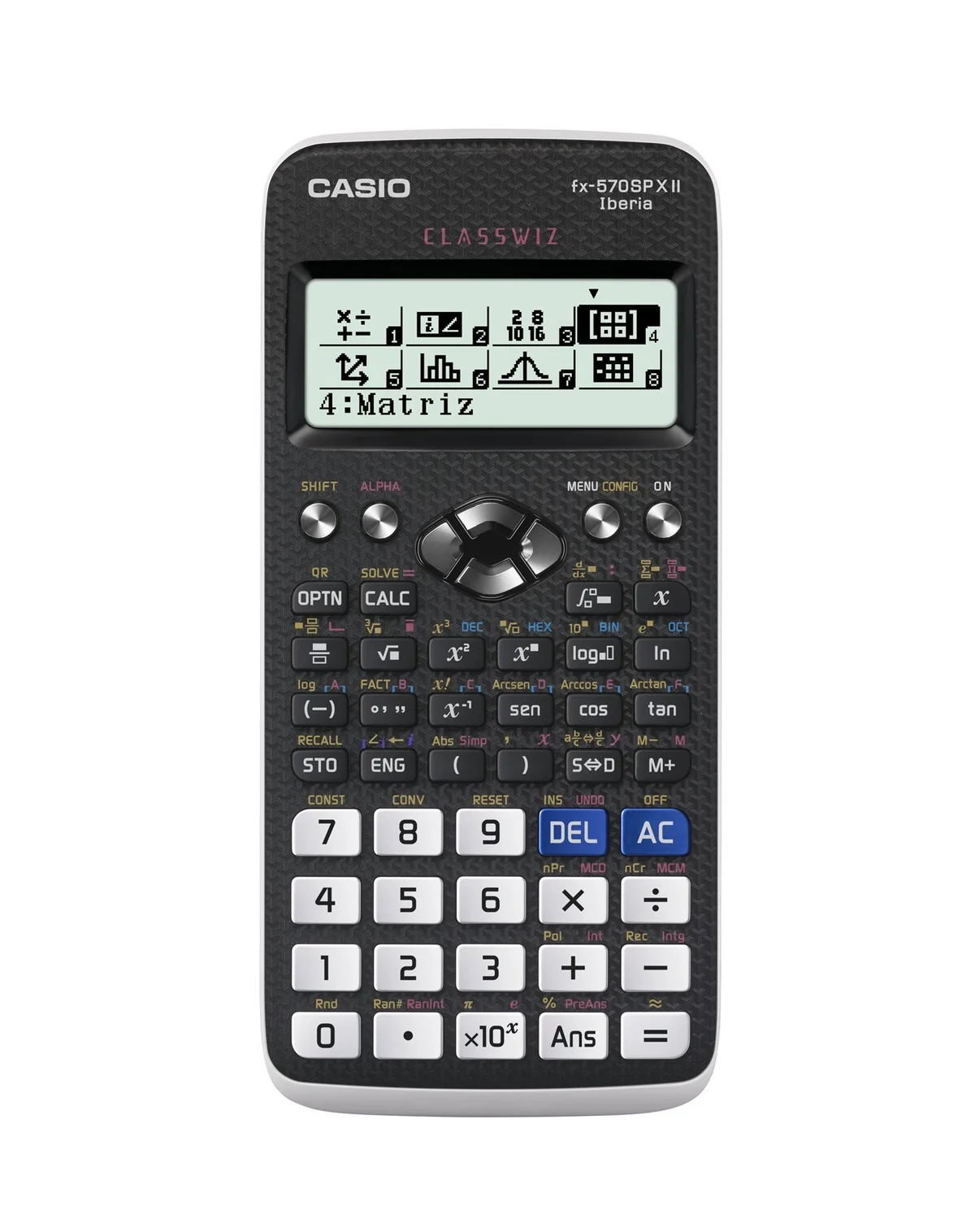Casio FX-570SP CW - Calculadora Científica, Recomendada para el Curriculum Español y Portugués, 5 Idiomas, más de 560 Funciones, Color Blanco