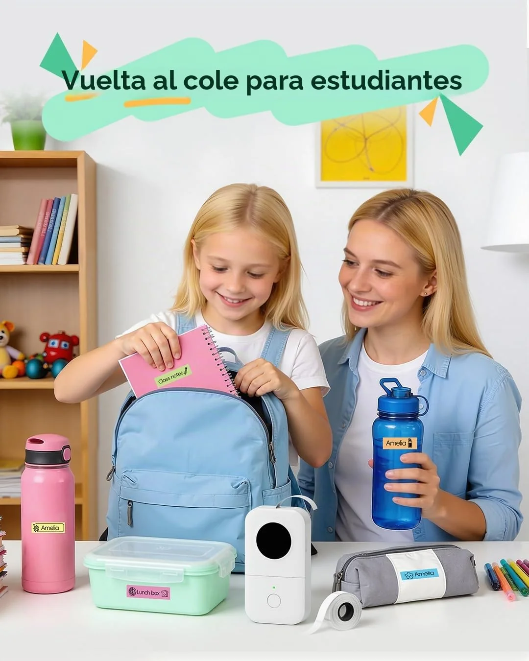 Phomemo D30 Mini Etiquetadora Adhesiva Bluetooth Portátil, Blanco